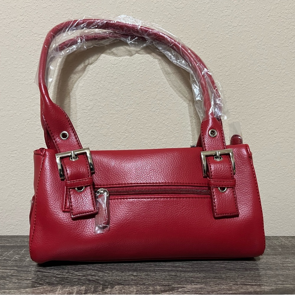 Red Shoulder Bag and Wallet Set - Picture 2 of 11
